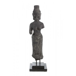 Escultura Decorativa em Pedra Deusa A102xC25x25 cm