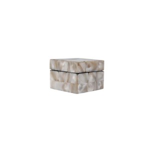 Caixa Decorativa em Madrepérola Pequena A4xC5xL5 cm