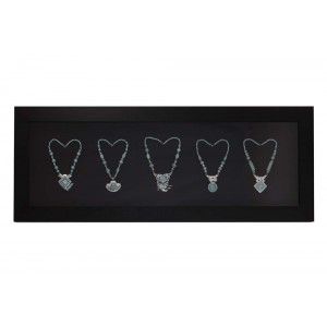 Quadro 5 Colares Verdes A64xC162xE10 cm