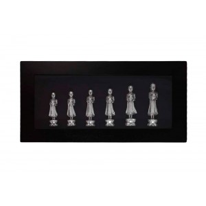 Quadro Decorativo 6 Budas A63xC123xE12 cm
