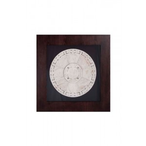 Quadro Decorativo Mandala Branca  A94xC92xE10 cm