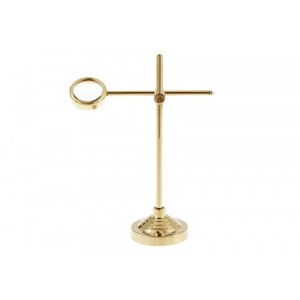 Lupa em Metal Dourado c/ Suporte Regulável Médio A20