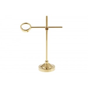 Lupa em Metal Dourado c/ Suporte Regulável Médio A20