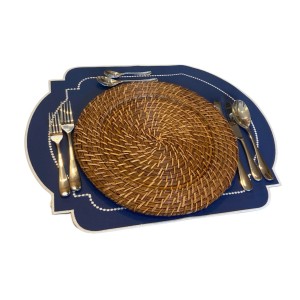 SOUSPLAT REDONDO RATTAN BEGE 33 CM